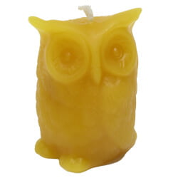 Beeswax Candle: Owl Beeswax Candle: Owl