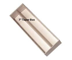 7" Taper Box: Case of 324 7" Taper Box: Case of 324