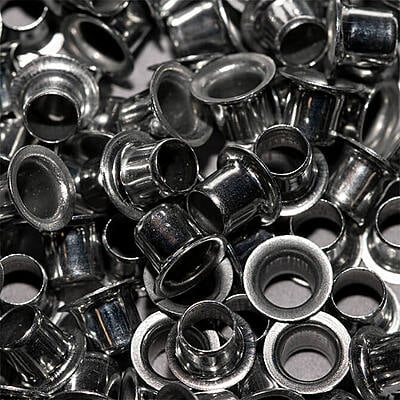 Zinc Metal Eyelets: Various Quantities