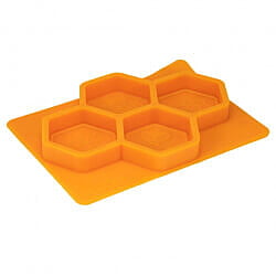 4 Soap Mold, Hexagons