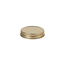 48mm Gold Metal Cap w/ Liner