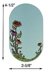 Harvest Flowers: Large Oval